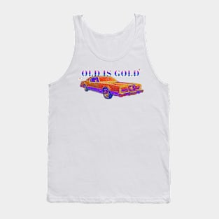 Old is Gold Retro Car Tank Top